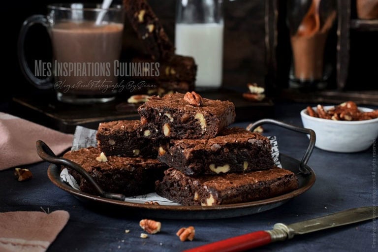 Recette de brownies américains aux noix de pecan