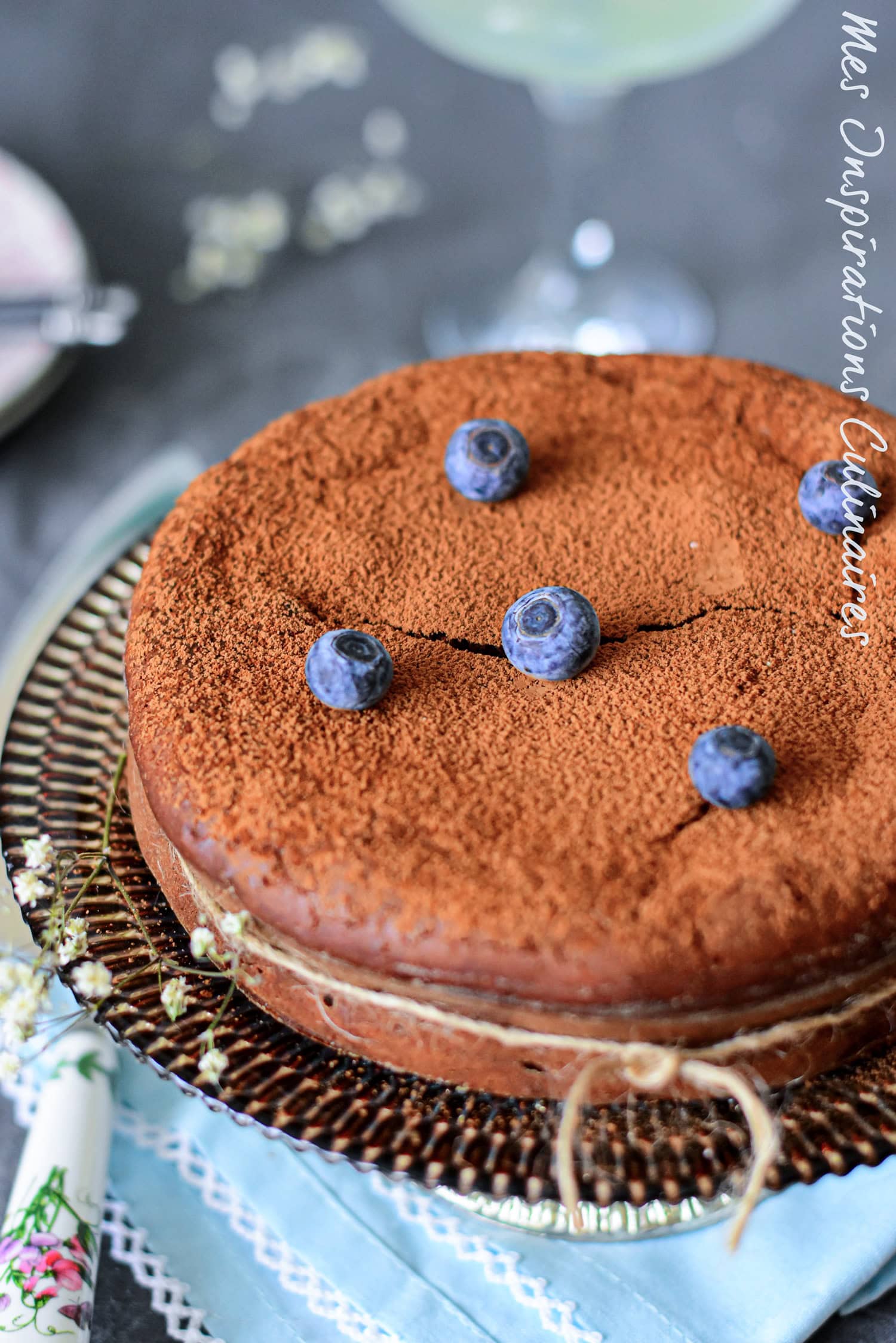 Fondant au chocolat au fromage blanc