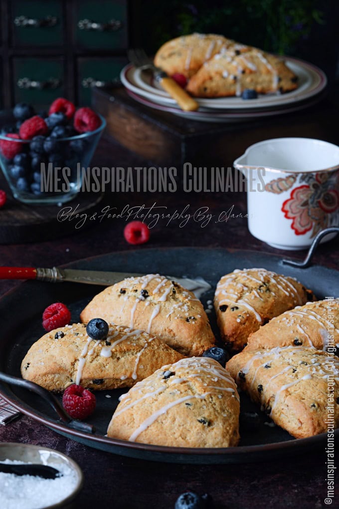 recette scones maison aux myrtilles