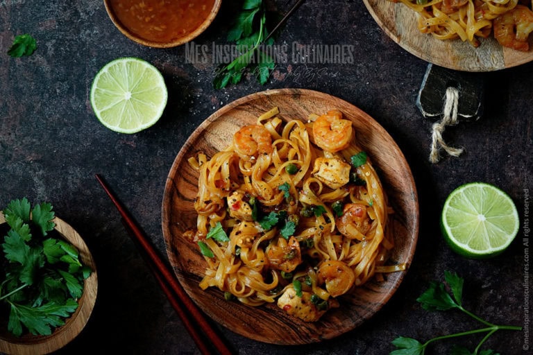 One pot pasta Thaï aux crevettes