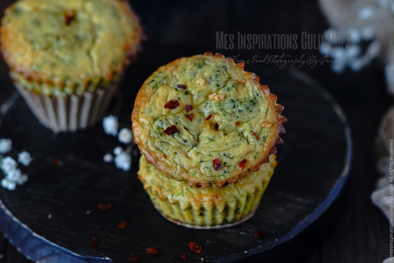 Mini quiche sans pâte (ou frittata) brocoli et cheddar