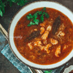 Soupe aux crevettes : Chorba algérienne