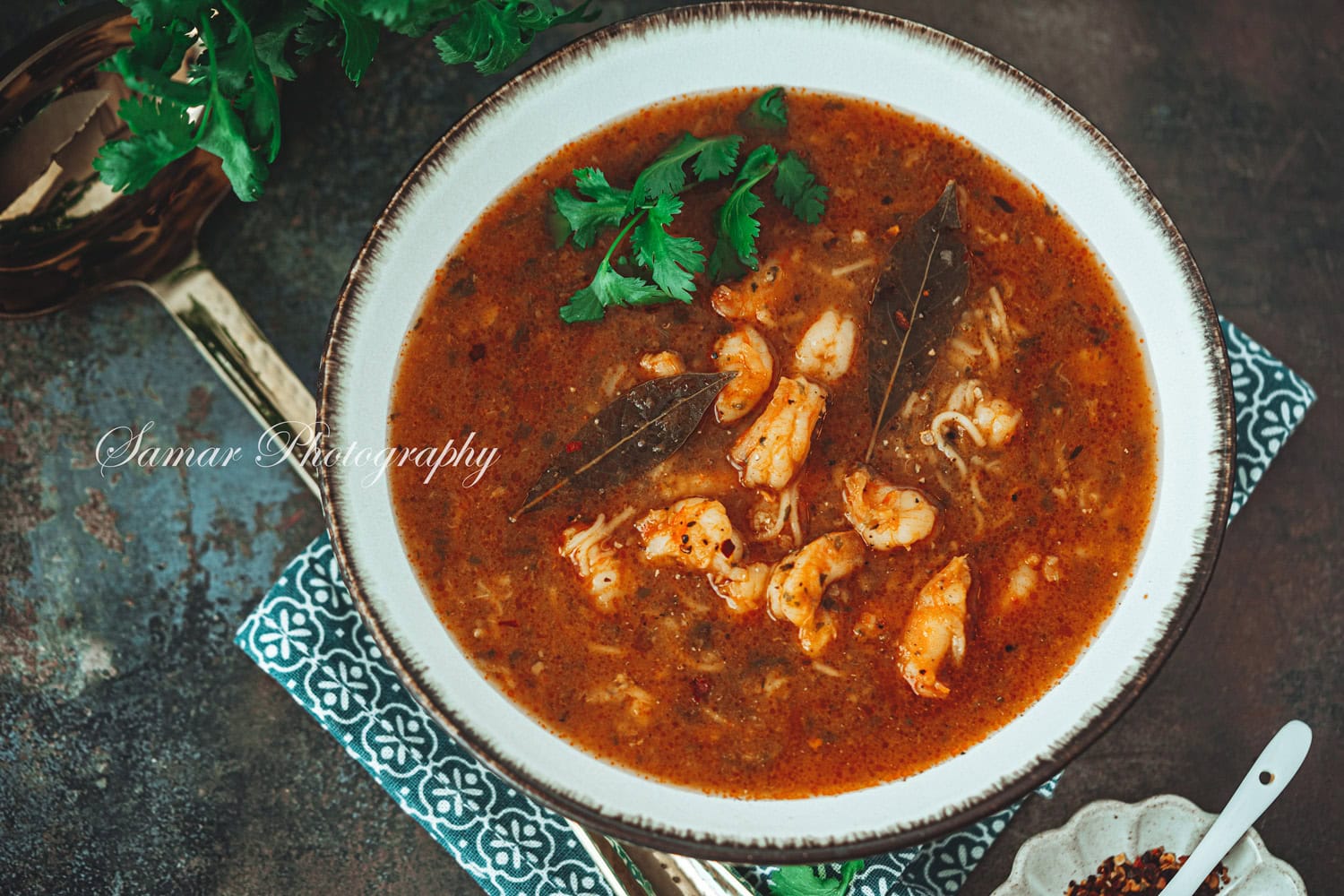 Soupe aux crevettes : Chorba algérienne