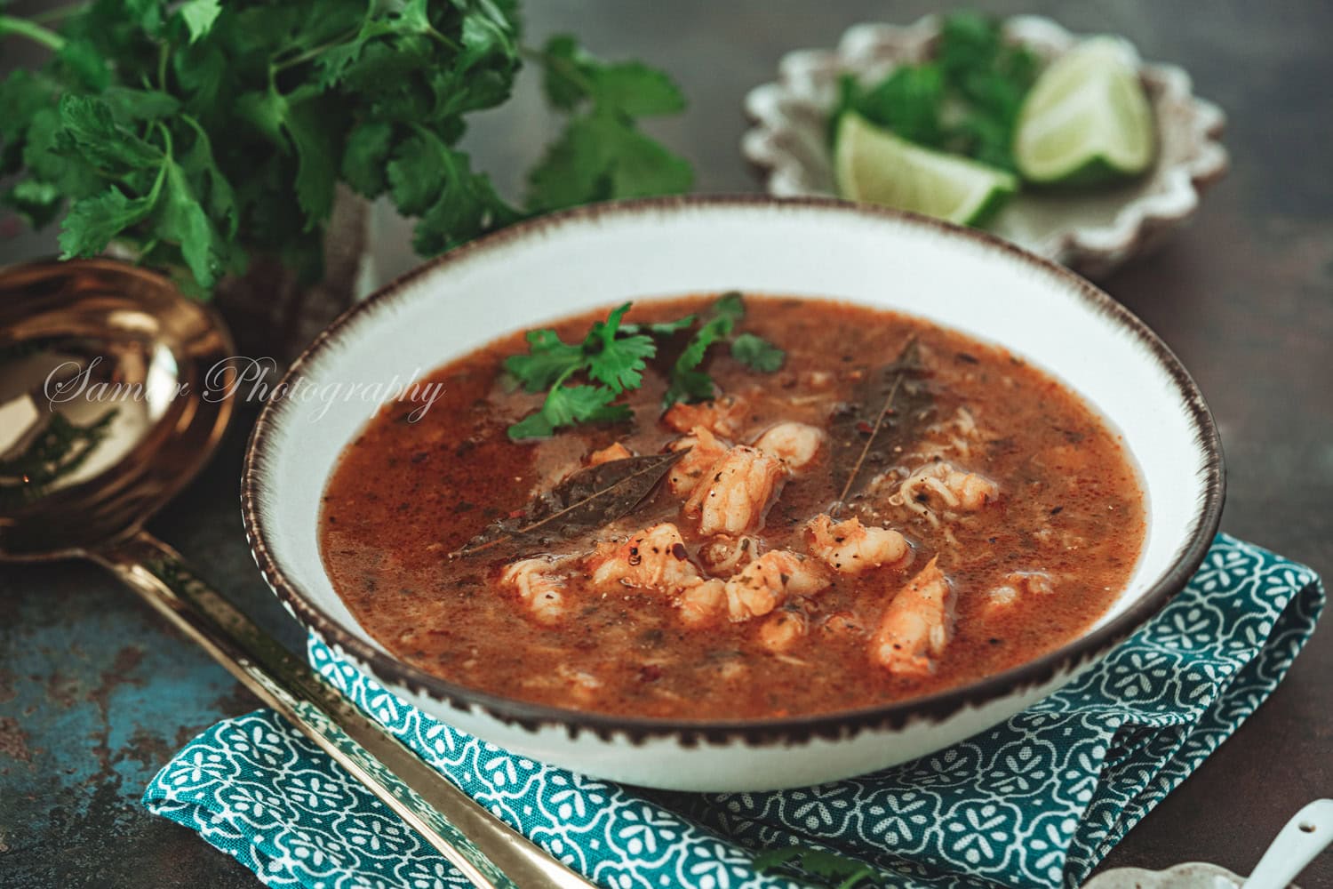 Soupe aux crevettes chorba algerienne