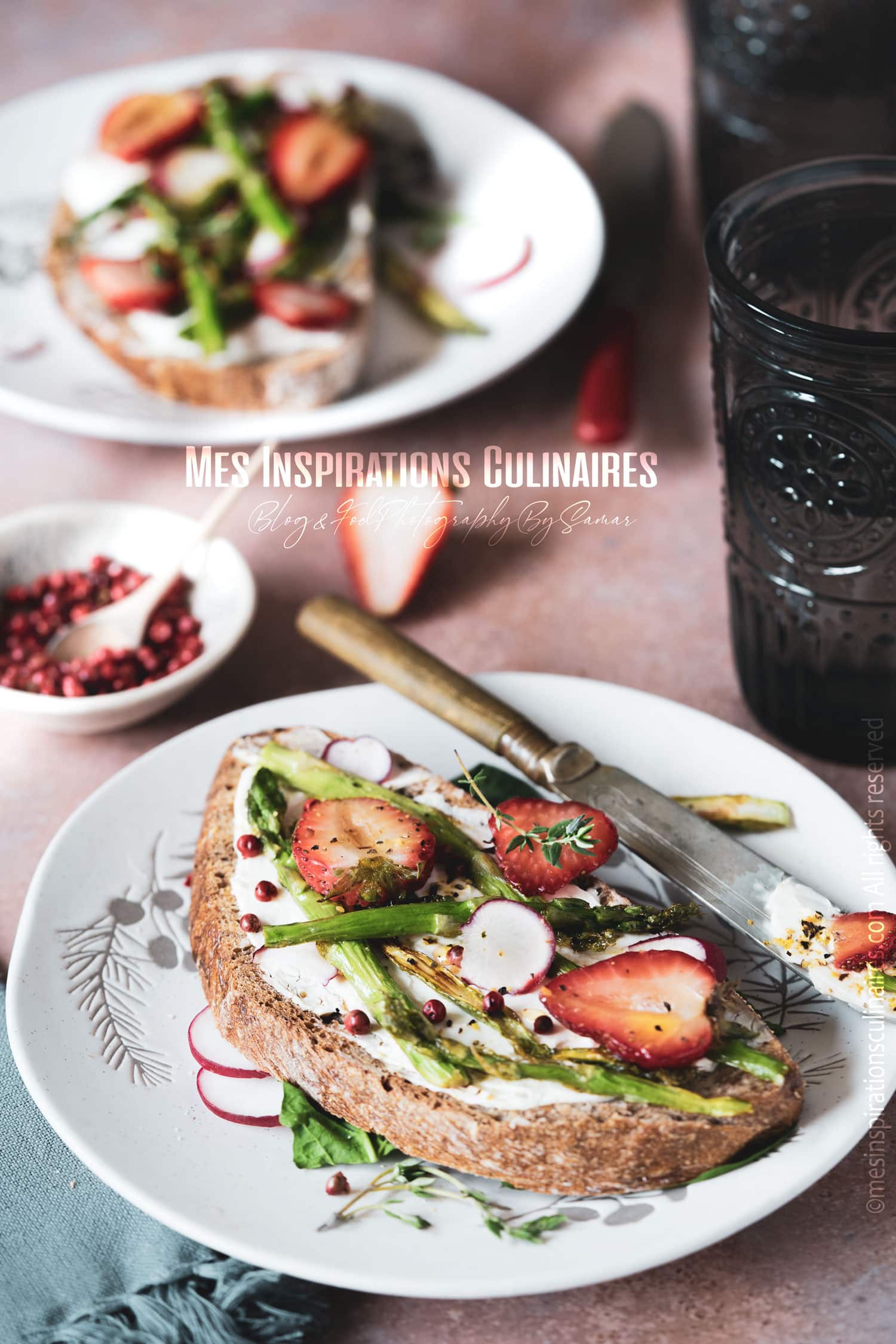 Comment faire des crostini (fraises et asperges) Comment faire des crostini (fraises et asperges)