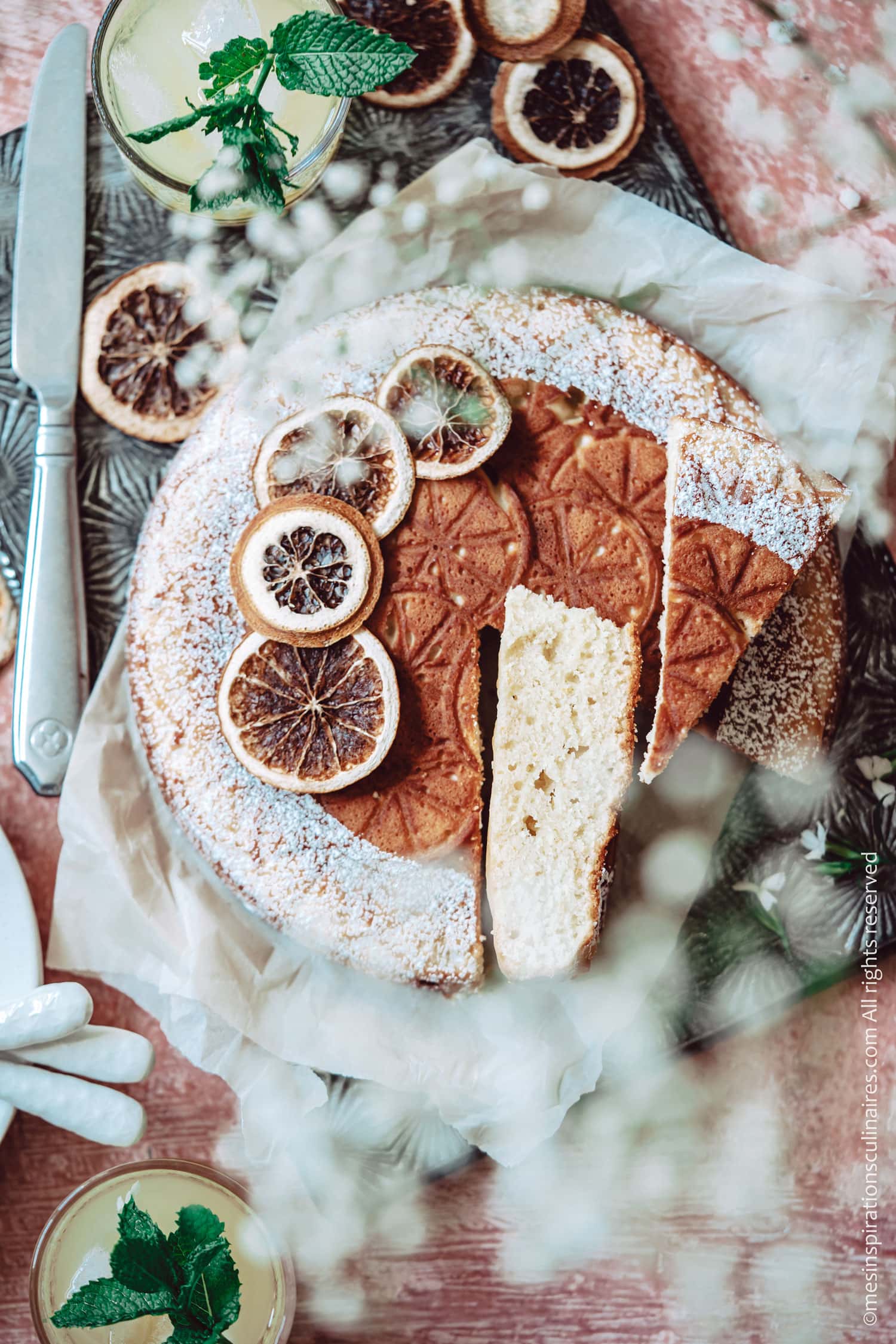 Gâteau madeleine a l'orange