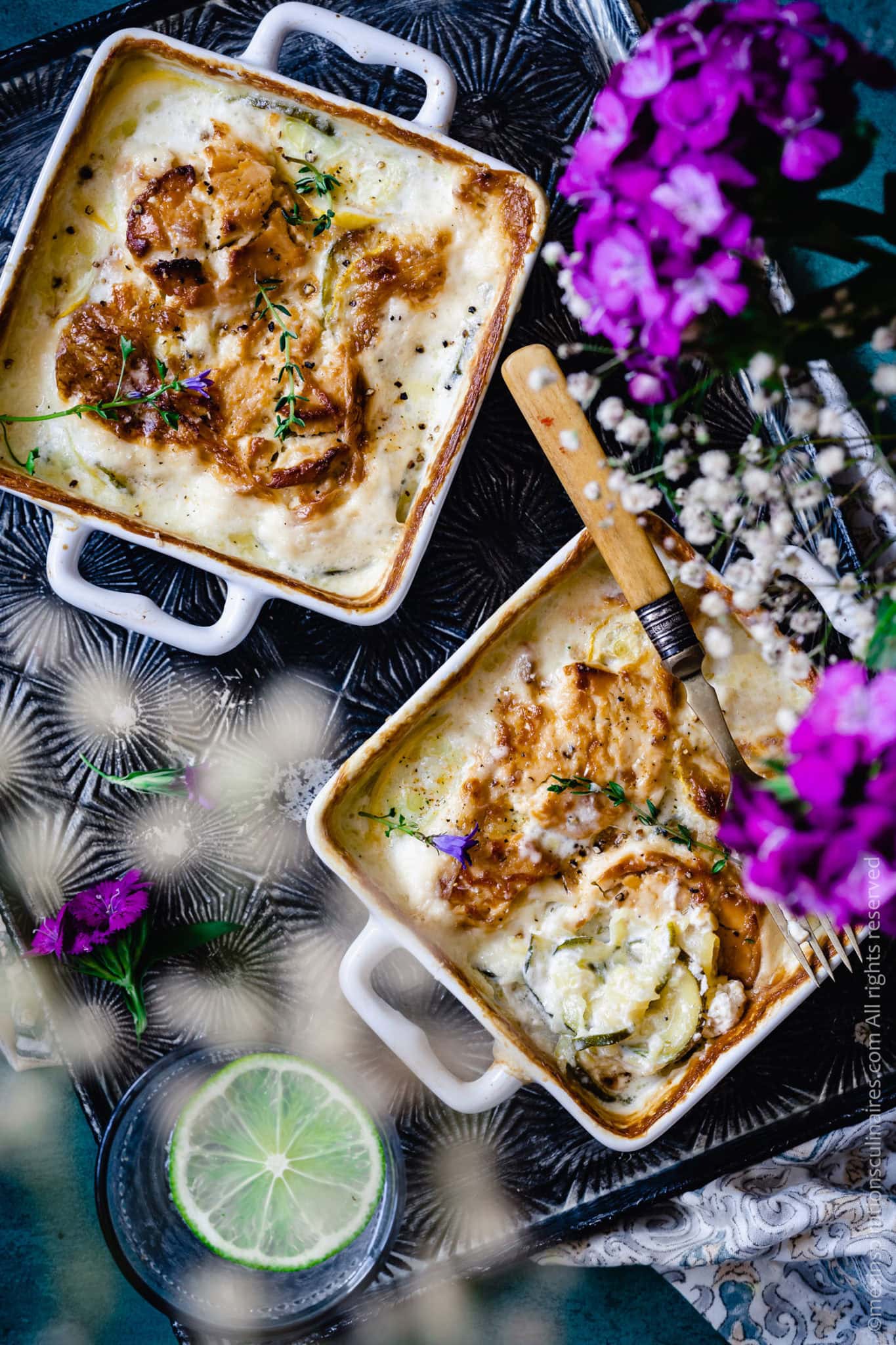 Gratin de courgettes au chèvre, recette facile Le Blog cuisine de Samar