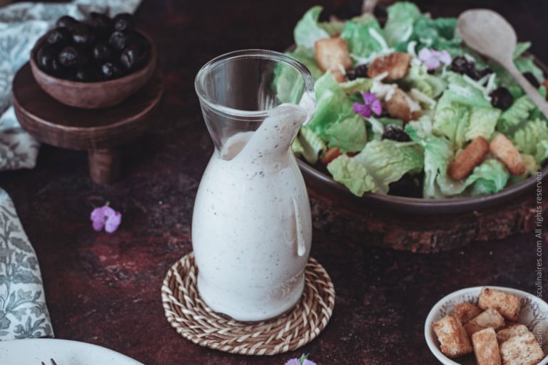 Sauce Cesar maison (vinaigrette pour salade caesar)