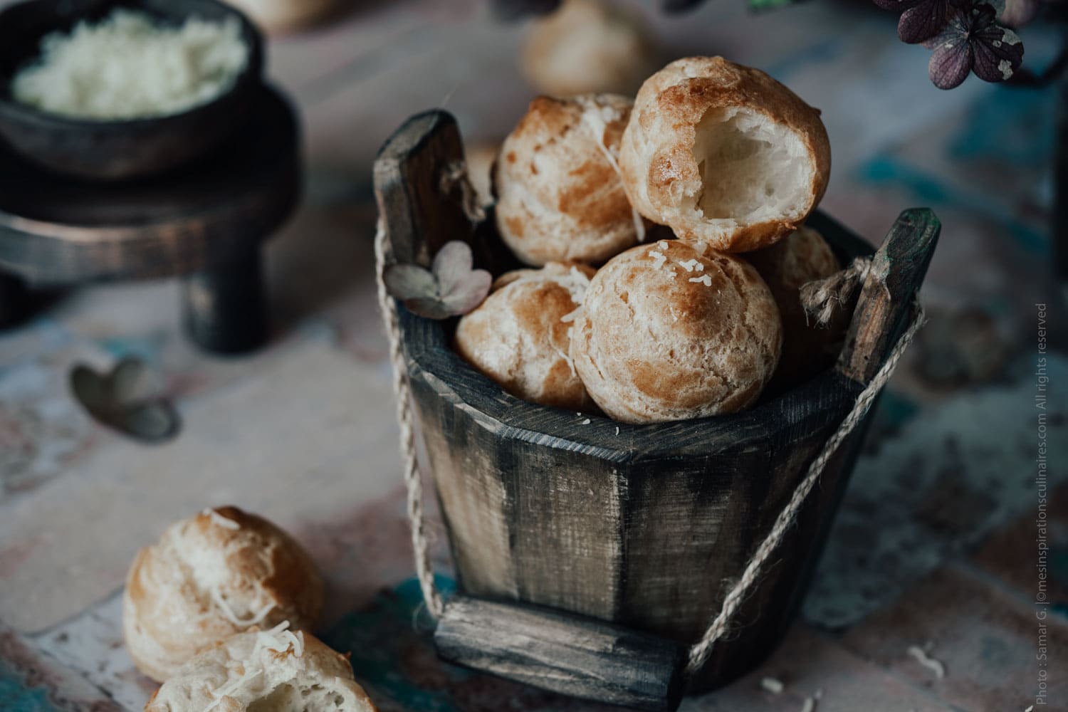 Gougères au fromage, recette facile