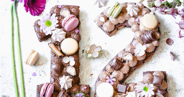 Number Cake Au Chocolat Pour Gateau D Anniversaire Le Blog Cuisine De Samar