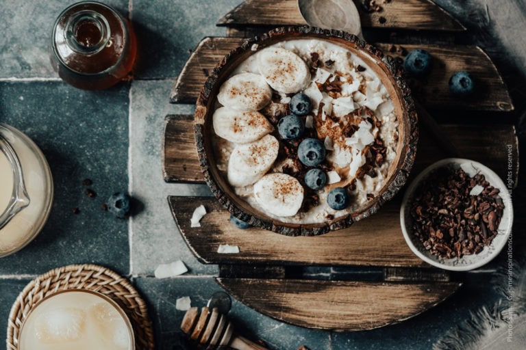 Recette porridge banane et beurre de cacahuète