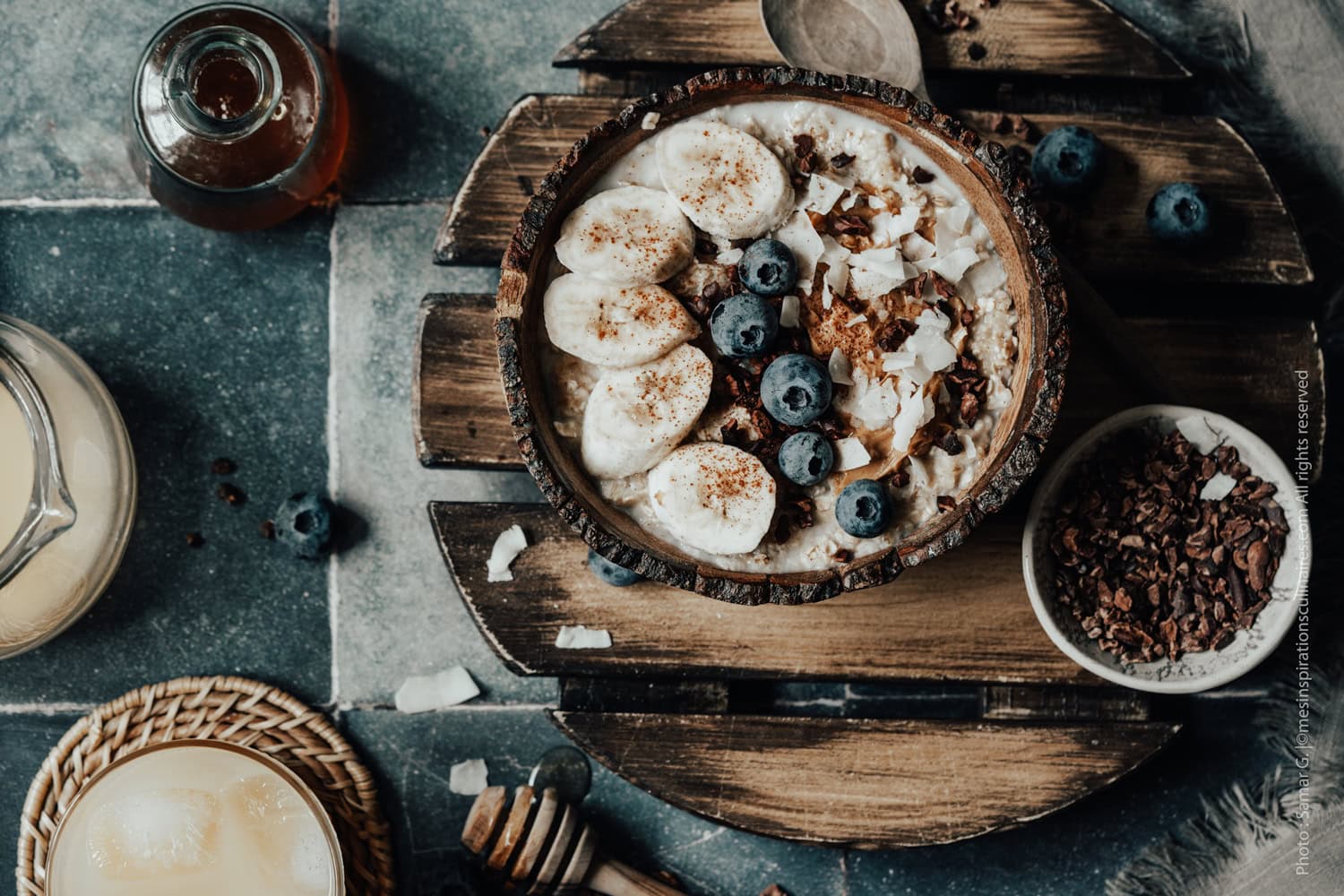 Recette porridge banane et beurre de cacahuète