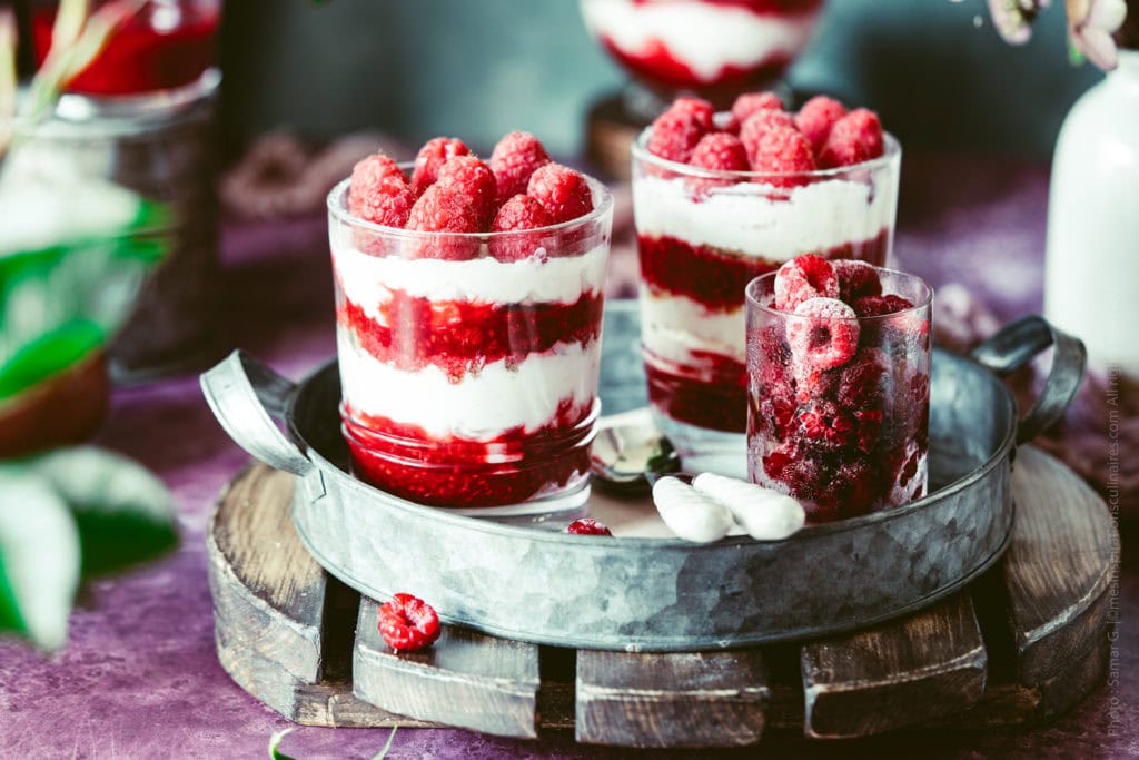 Verrine Aux Framboises Et Mascarpone