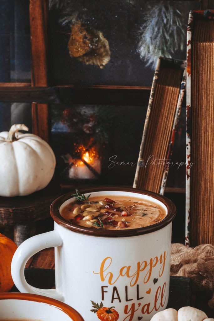 Soupe au potiron et pomme de terre | Le Blog cuisine de Samar