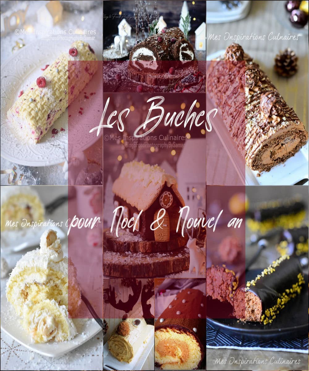 Bûches de Noël, idées pour Noël et nouvel an