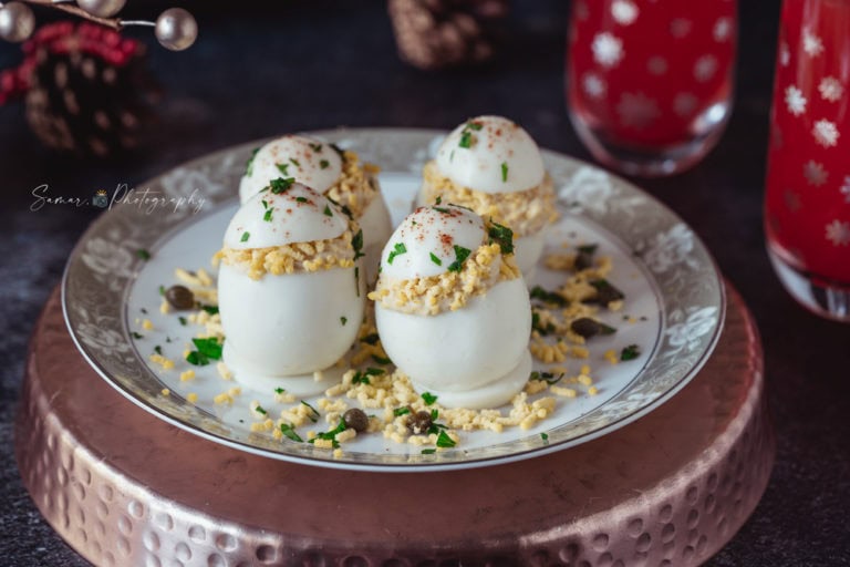 Oeuf mimosa au thon, idée apéritif