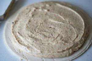 garnir de crème frangipane