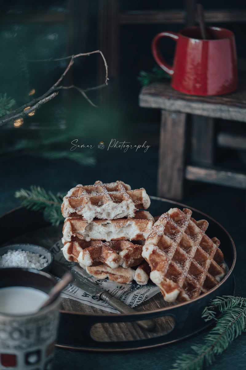 Recette Gaufre Liégeoise authentique de Conticini