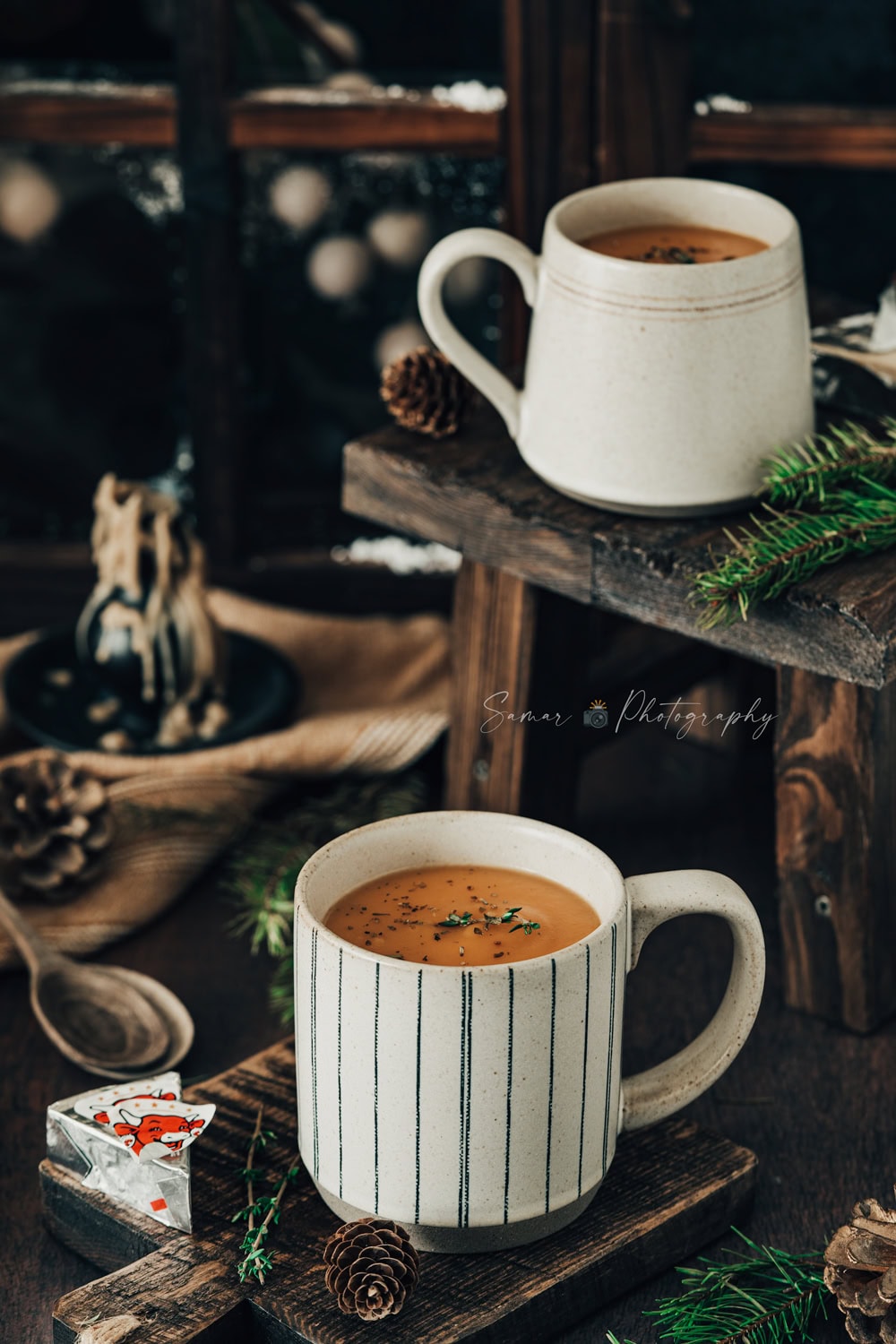 Soupe de carottes aux topinambours