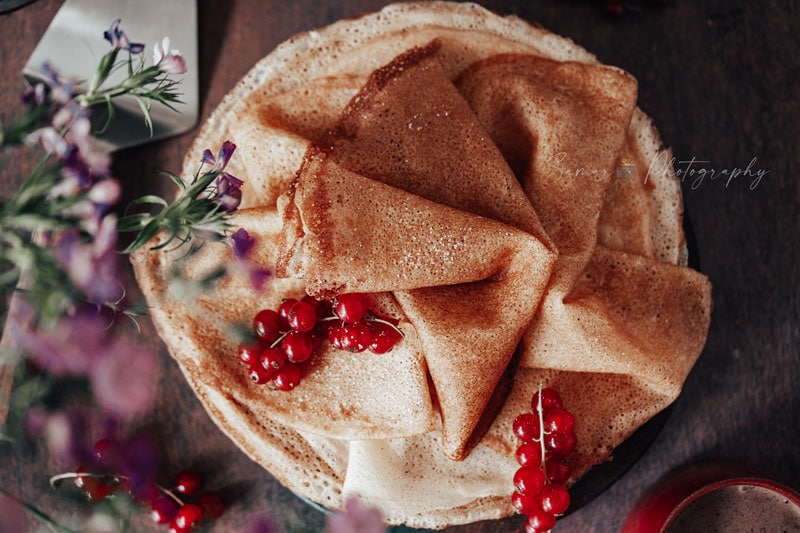 Crêpes moelleuses et légères de Cyril Lignac, recette facile