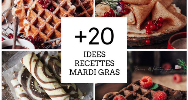 Recettes pour mardi gras (beignets, gaufres, crêpes)