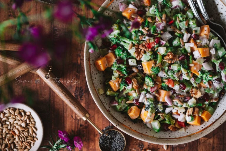 Salade de brocolis croquante au cheddar