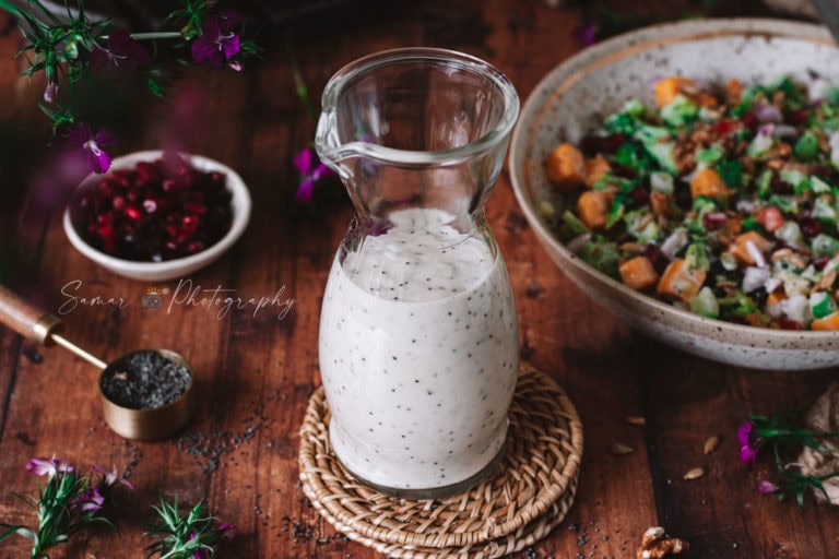 Vinaigrette sans moutarde aux graines de pavot