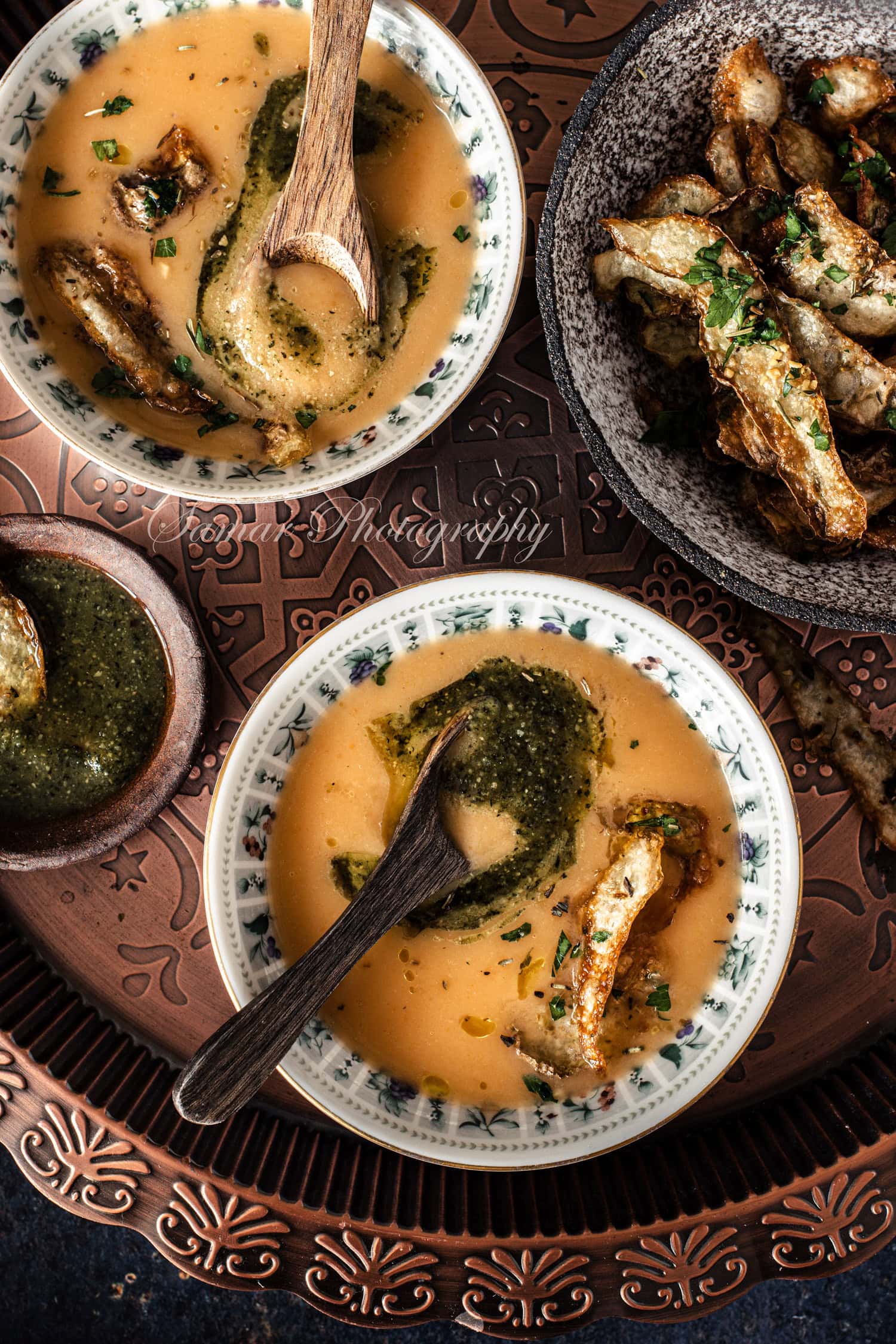 veloute de poireaux pomme de terre carotte