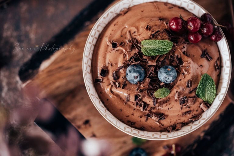 Recette Crème au chocolat menthe de Julie Andrieu