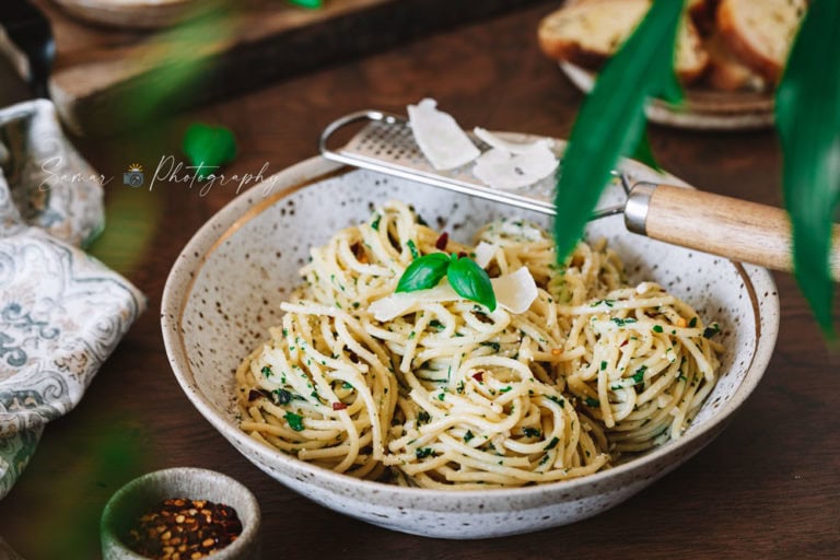 Pâtes à l’ail, recette facile et rapide