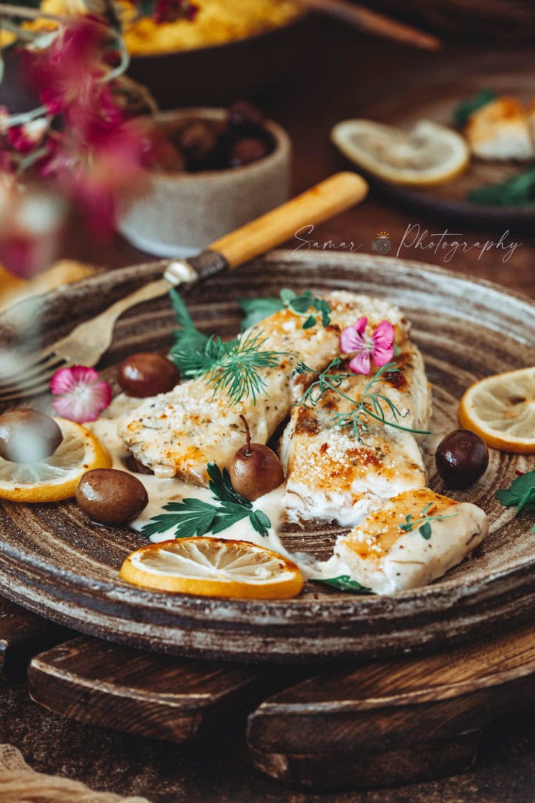 Filet de Bar au four, sauce au beurre blanc Le Blog cuisine de Samar