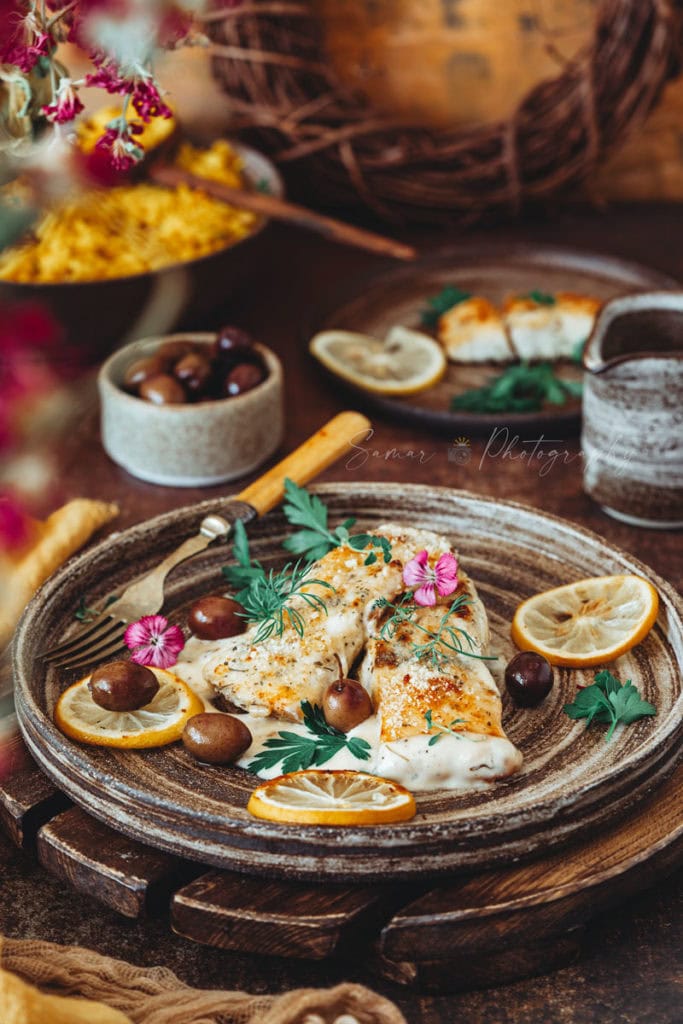 Filet de Bar au four, sauce au beurre blanc Le Blog cuisine de Samar