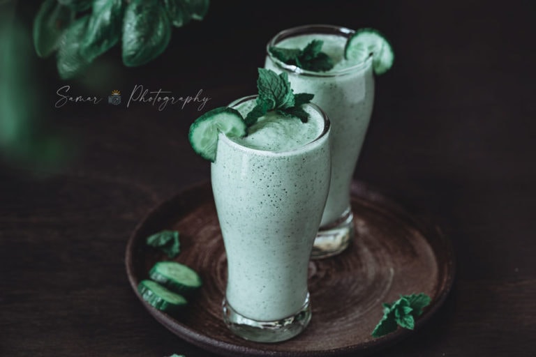 Soupe de concombre et menthe