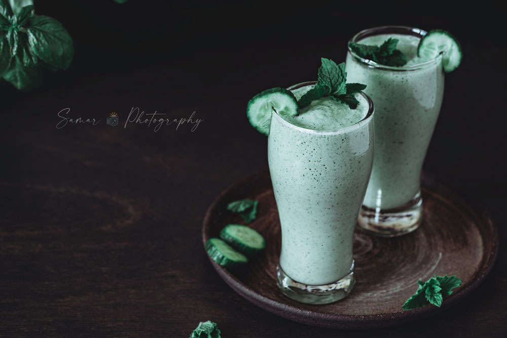 Soupe de concombre et menthe