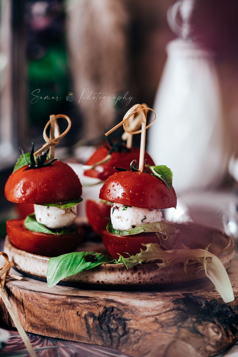 Brochettes de tomates cerises