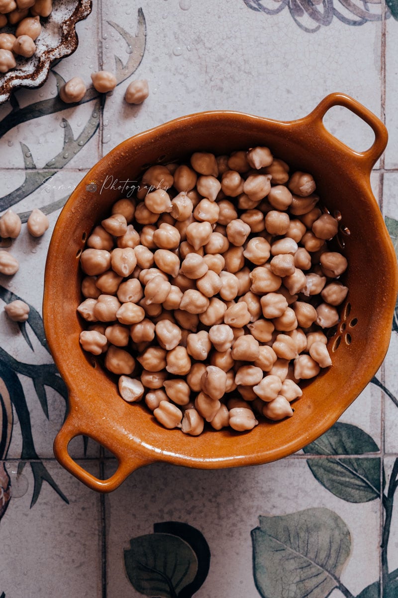 Cuisson des pois chiches, trempage et conservation