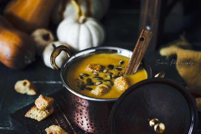 Soupe de courge au lait de coco, recette simple