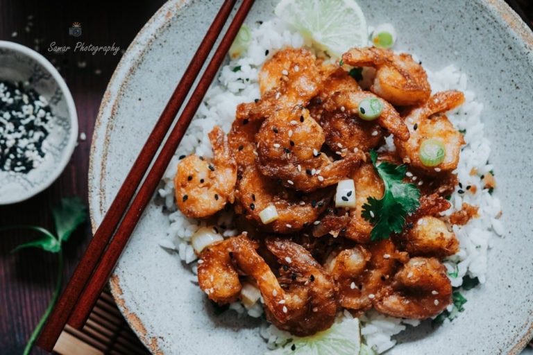 Recette de crevettes à l’asiatique, gingembre et soja