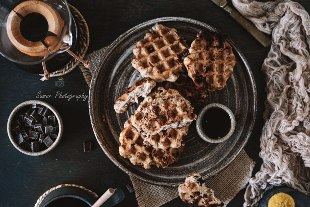 Recette de cookies noix de pecan façon gaufre