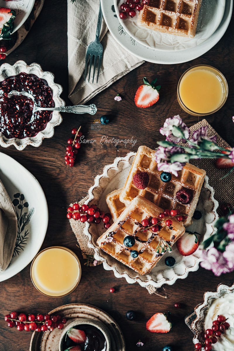 Gaufre de Bruxelles légère et croustillante 