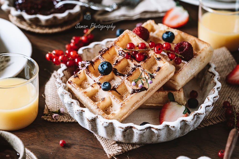 La gaufre de Bruxelles, légère et facile