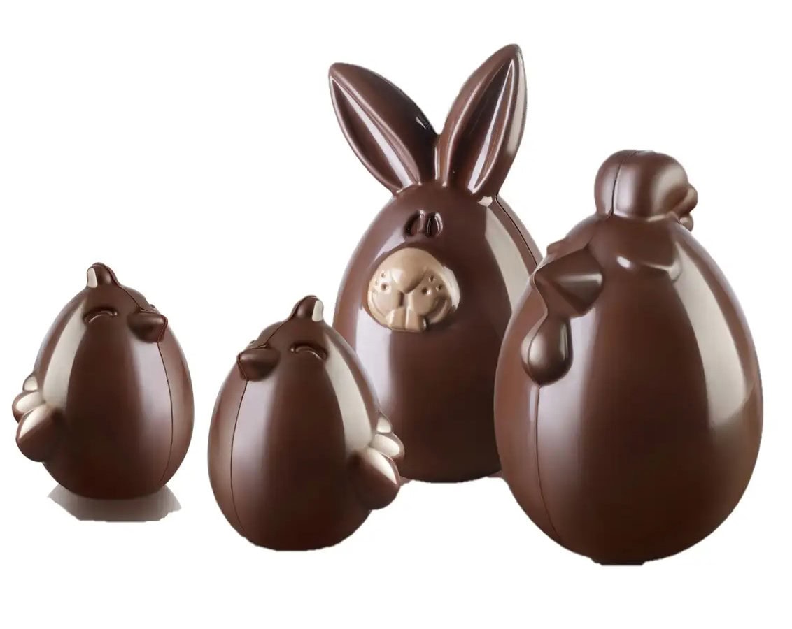 Moule à chocolat en PVC, Canard dans l'Oeuf (C) | Inc