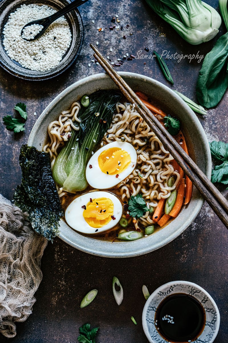 Recette de Ramen aux légumes