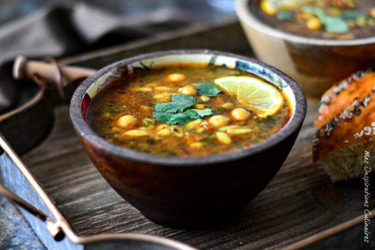 Chorba sans viande (hajala), recette végétarienne