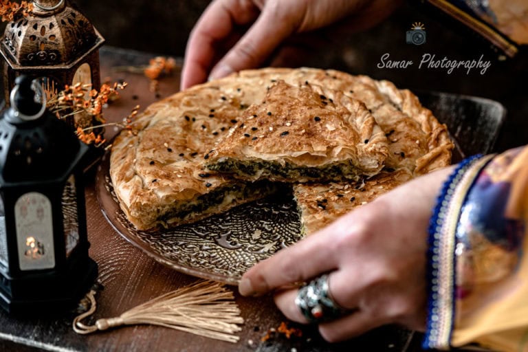 Spanakopita, tarte grecque épinards et feta