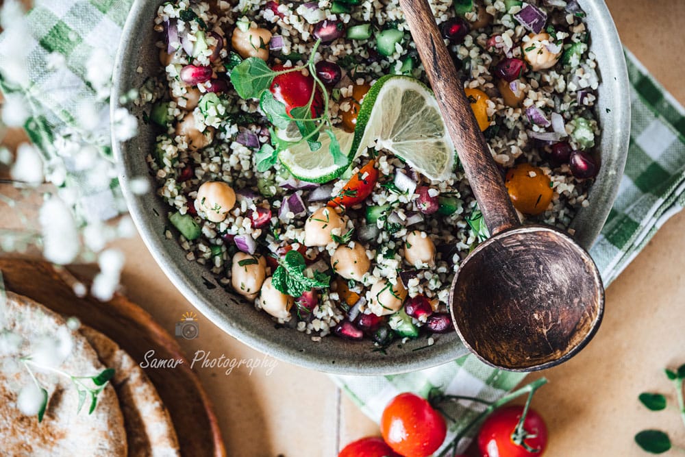 Salade d’été légère au boulgour