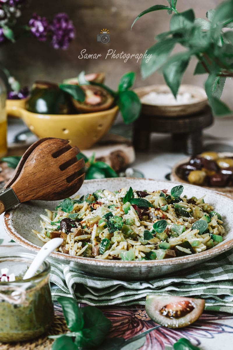 Salade estivale froide orzo