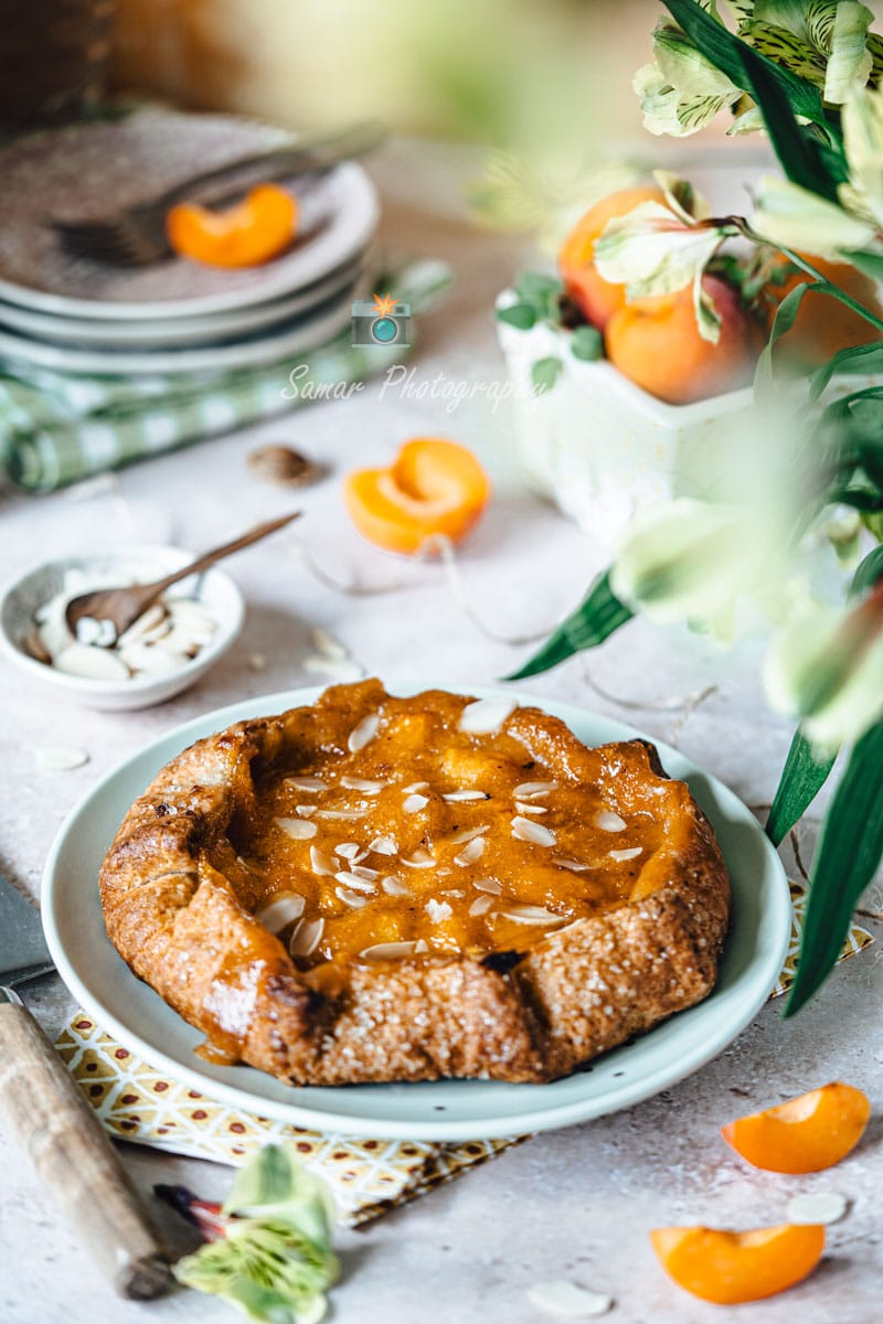 Recette de la tarte aux abricots au frais