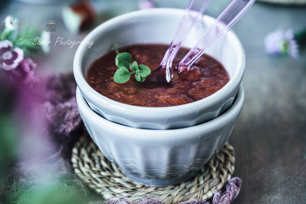 recette de la compote maison a la rhubarbe