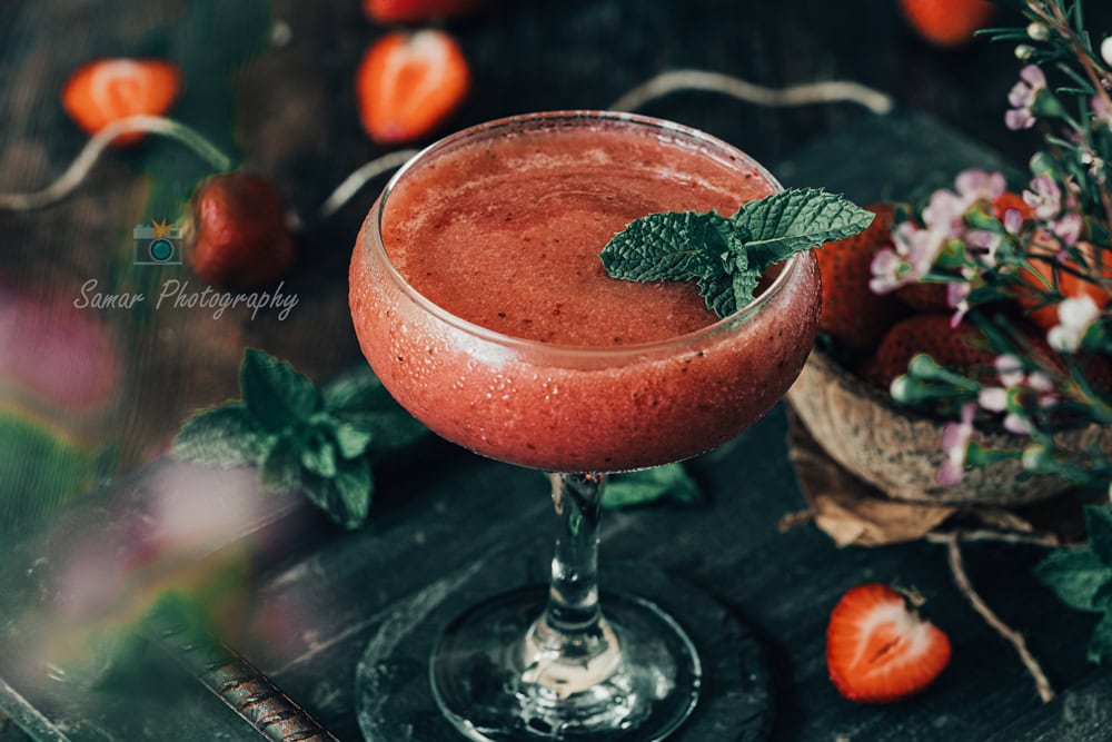 Comment faire le daiquiri aux fraises, Cocktail de fraise
